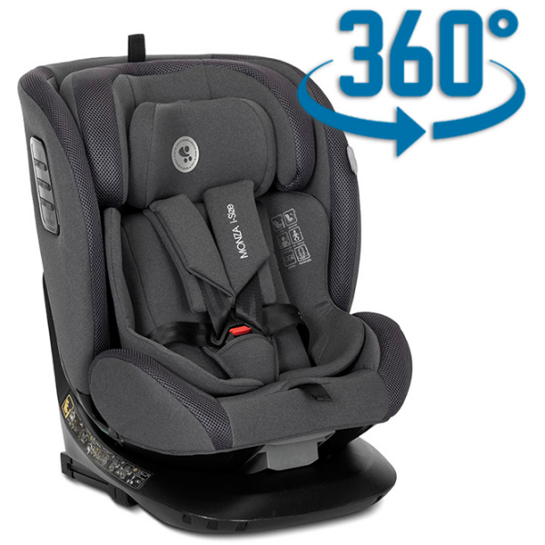 Детское автокресло BabyGo Monza 10072022506 Серый 0 месяцев - 12 лет, 36 кг photo 5