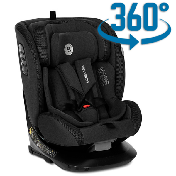 Детское автокресло BabyGo Monza 10072022501 Черный 0 месяцев - 12 лет, 36 кг photo 5