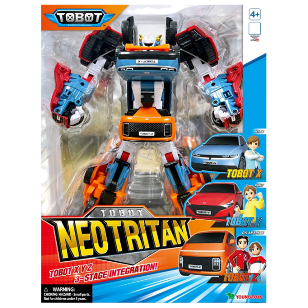 Figurină Young Toys Tobot Neo Tritan 4+ / Blue photo 4