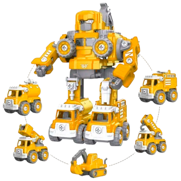 Figurină ChiToys Autobots 5+ / Yellow photo 6