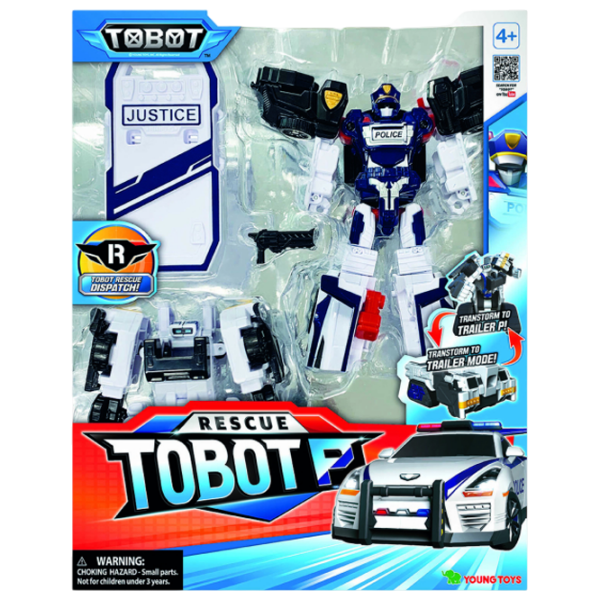 Figurină Young Toys Rescue Tobot P 4+ / White photo 7