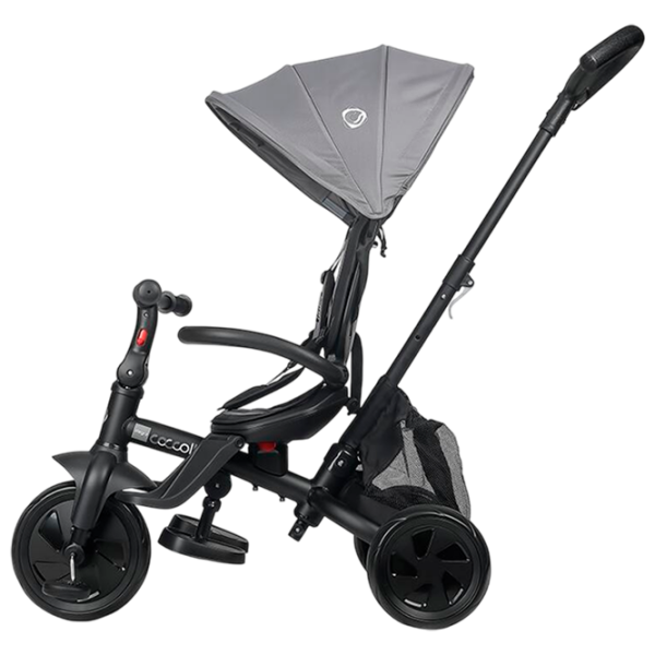 Triciclu Coccolle Alegra Gray  Metal / Pentru copii photo 2