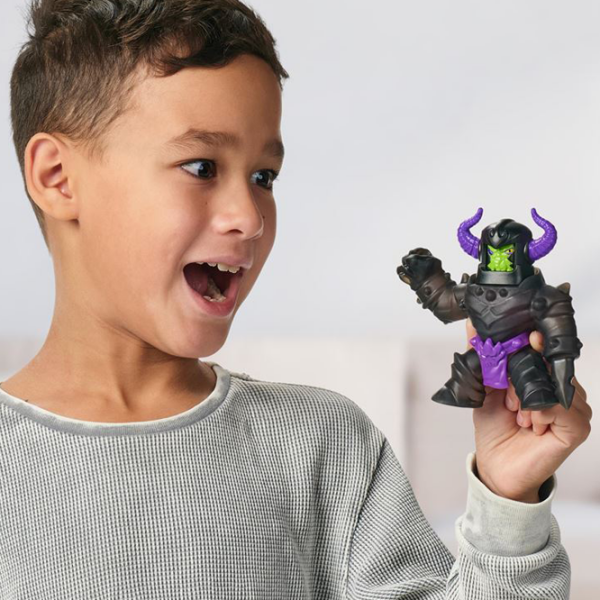 Figurină Heroes of Goo Jit Zu Stretchy Charachters Black Knight Obitox 4+ / Black photo 5