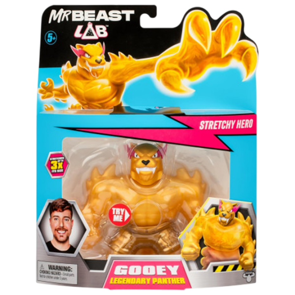 Figurină Mr.Beast Lab Legendary Panther 6+ / Gold photo 2
