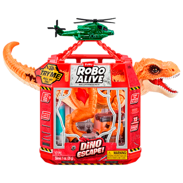 Jucărie interactivă Zuru Roboalive Dino Escape 71127 Orange Pentru copii, 3+ photo 1