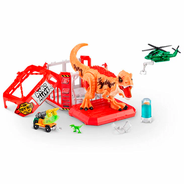Jucărie interactivă Zuru Roboalive Dino Escape 71127 Orange Pentru copii, 3+ photo 4