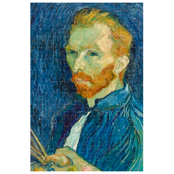Puzzle Londji Self-Portrait Van Gogh (PZ054) Numărul de piese: 150, Vârsta recomandată: 6+ photo 1