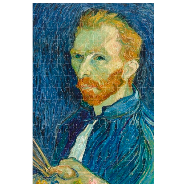 Puzzle Londji Self-Portrait Van Gogh (PZ054) Numărul de piese: 150, Vârsta recomandată: 6+ photo 1