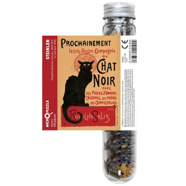 Puzzle Londji Le Chat Noir (PZ100) Numărul de piese: 150, Vârsta recomandată: 6+ photo 1