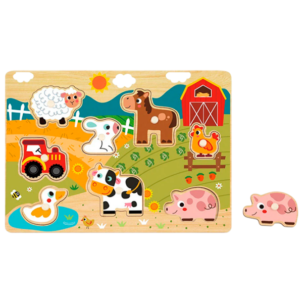 Joc educativ Tooky Toy HP024 51483 Multicolor Pentru copii, 1+ photo 1