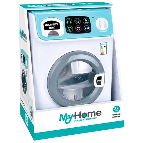Jucărie interactivă ChiToys My Home Washing Machine 28704 White Pentru fetițe, 3+ photo 1