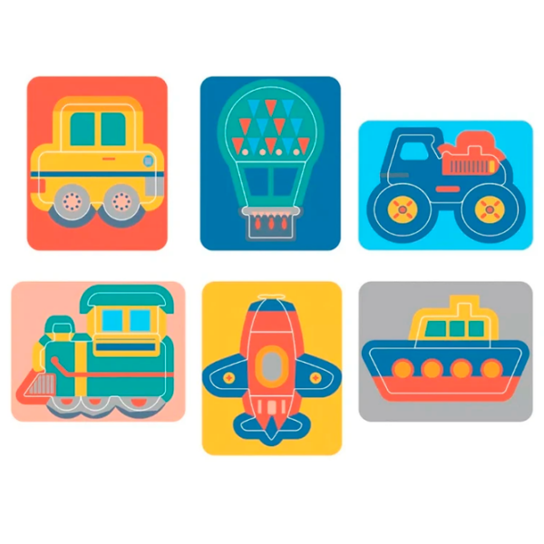 Joc educativ Clementoni Mijloace de transport 16718 Multicolor Pentru copii, 2+ photo 2