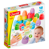 Constructor Quercetti Happy Sound Multicolor Numărul de piese 18, 0.5+