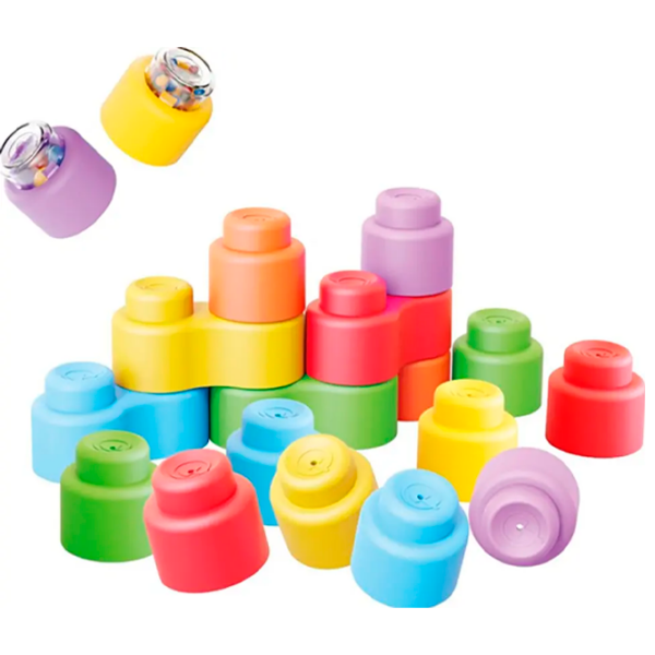 Constructor Quercetti Happy Sound Multicolor Numărul de piese 18, 0.5+ photo 2