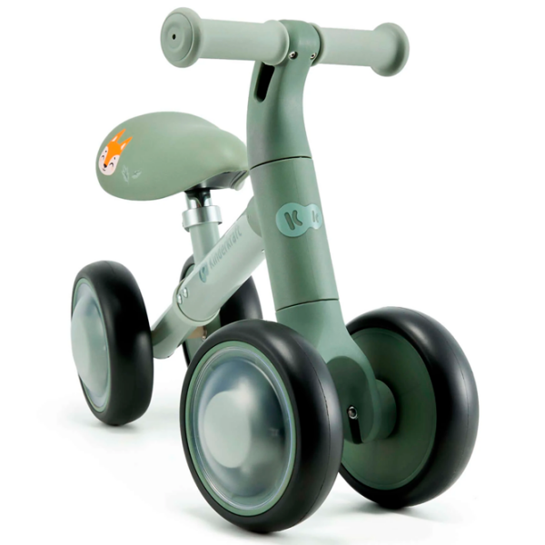 Bicicletă fără pedale KinderKraft CUTIE FLASH 5.9" Green Black Metal / Pentru copii photo 3
