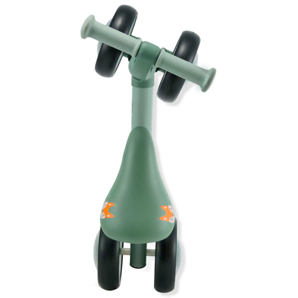 Bicicletă fără pedale KinderKraft CUTIE FLASH 5.9" Green Black Metal / Pentru copii photo 4