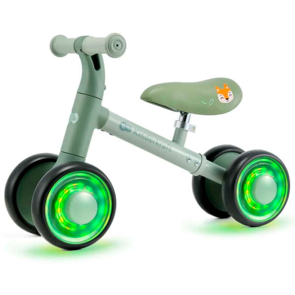 Bicicletă fără pedale KinderKraft CUTIE FLASH 5.9" Green Black Metal / Pentru copii photo 5