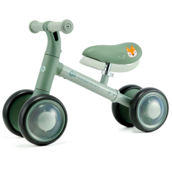 Bicicletă fără pedale KinderKraft CUTIE FLASH 5.9" Green Black Metal / Pentru copii photo 6