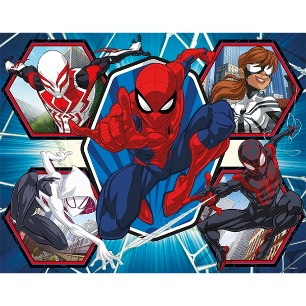 Set de creație Clementoni Marvel Spider-Man 22706 Blue Pentru băieți, 3+ photo 4