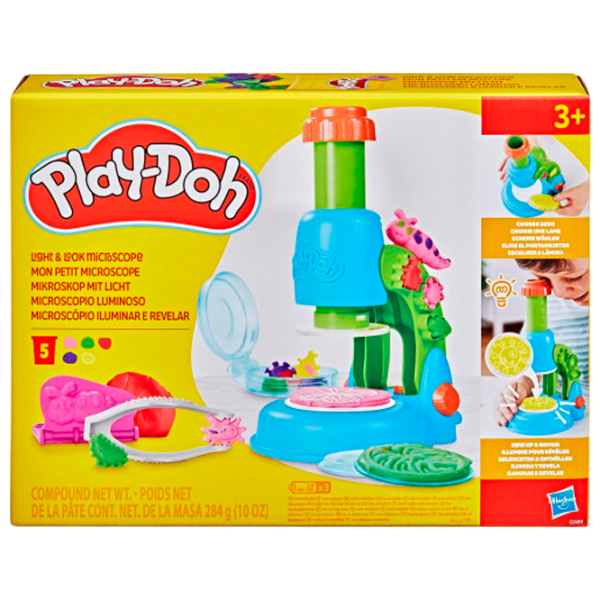 Интерактивная игрушка Play-Doh Wonder Glow Microscope G0494 Синий Для детей, 3+ photo 1