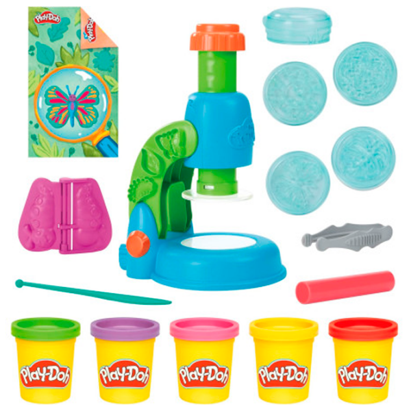 Интерактивная игрушка Play-Doh Wonder Glow Microscope G0494 Синий Для детей, 3+ photo 2