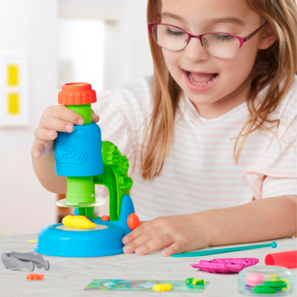Интерактивная игрушка Play-Doh Wonder Glow Microscope G0494 Синий Для детей, 3+ photo 10