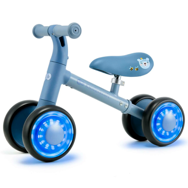Bicicletă fără pedale KinderKraft CUTIE FLASH 5.9" Blue Black Metal / Pentru copii photo 2