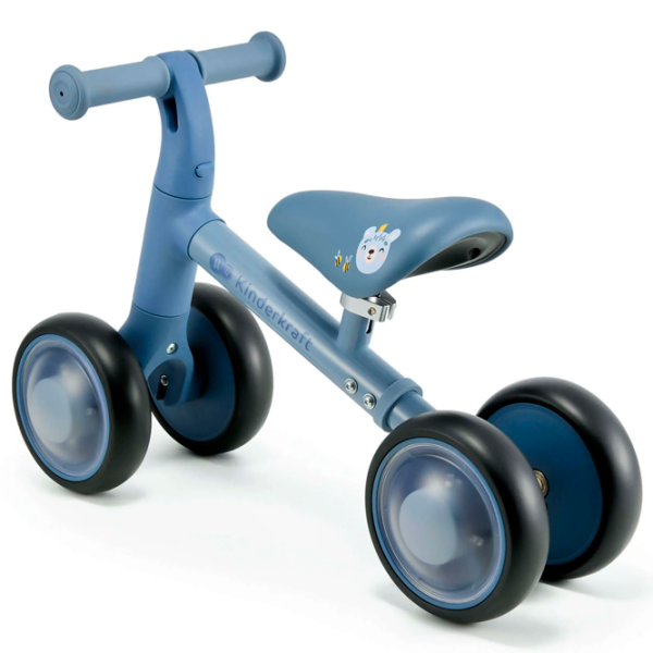 Bicicletă fără pedale KinderKraft CUTIE FLASH 5.9" Blue Black Metal / Pentru copii photo 5
