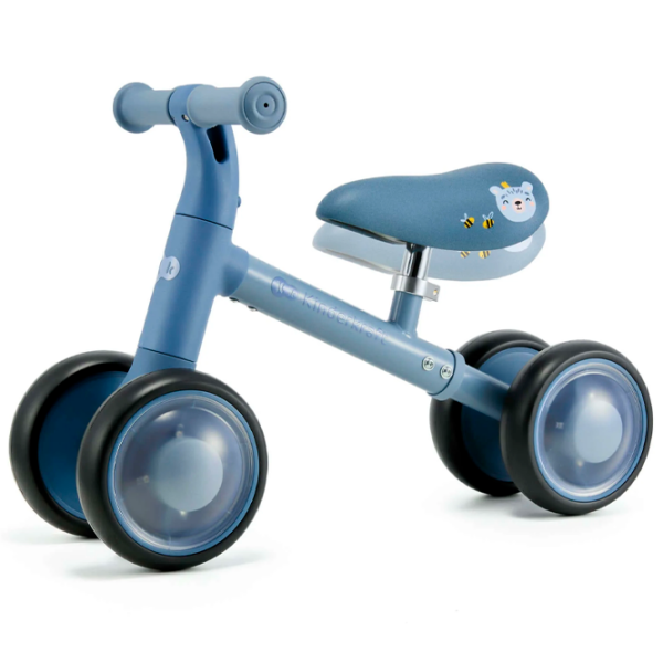 Bicicletă fără pedale KinderKraft CUTIE FLASH 5.9" Blue Black Metal / Pentru copii photo 6