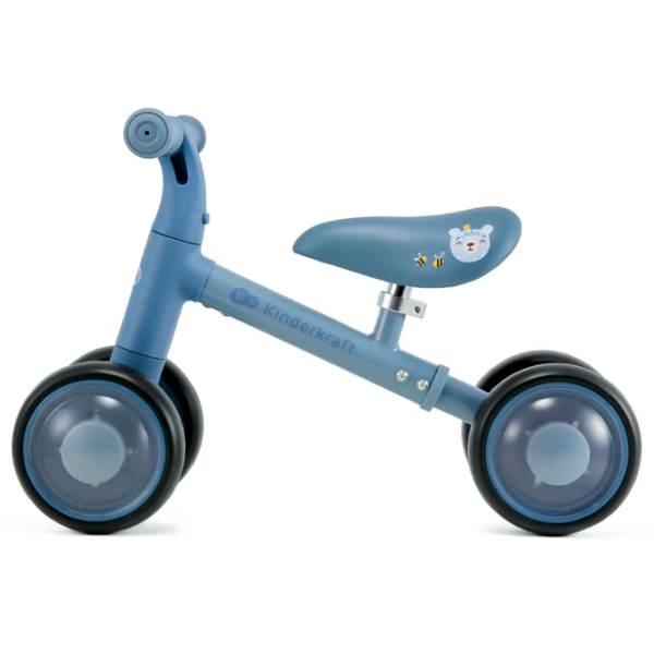 Bicicletă fără pedale KinderKraft CUTIE FLASH 5.9" Blue Black Metal / Pentru copii photo 7