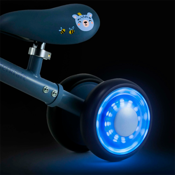 Bicicletă fără pedale KinderKraft CUTIE FLASH 5.9" Blue Black Metal / Pentru copii photo 8