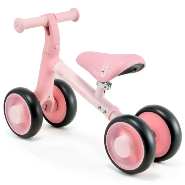Bicicletă fără pedale KinderKraft CUTIE FLASH 5.9" Pink Black Metal / Pentru copii photo 3