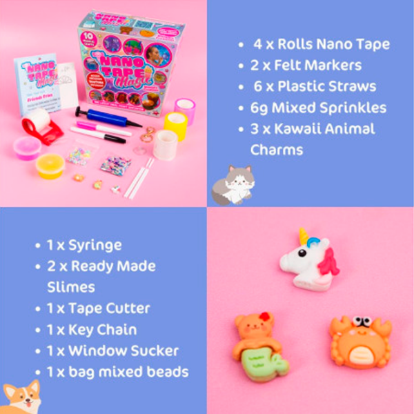 Set de creație Nano Tape Magic Deluxe - Ultimate Creations 96208 Pink Pentru fetițe, 6+ photo 3