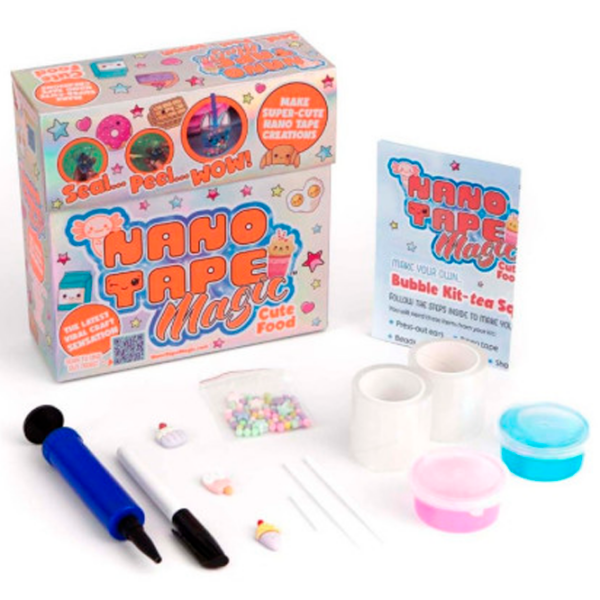 Set de creație Nano Tape Magic Classic - Cute Food 98615 Orange Pentru copii, 6+ photo 2