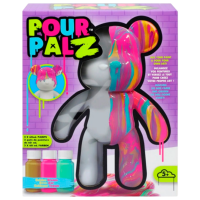 Set de creație Pour Palz Paint Bear Golden Dream GSG08661 White Pentru copii, 5+