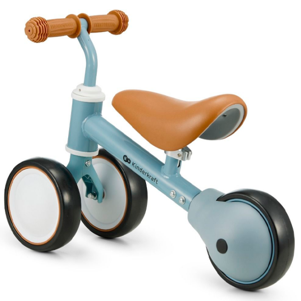 Bicicletă fără pedale KinderKraft Cutie 5.9" Light Blue White Metal / Pentru copii photo 3