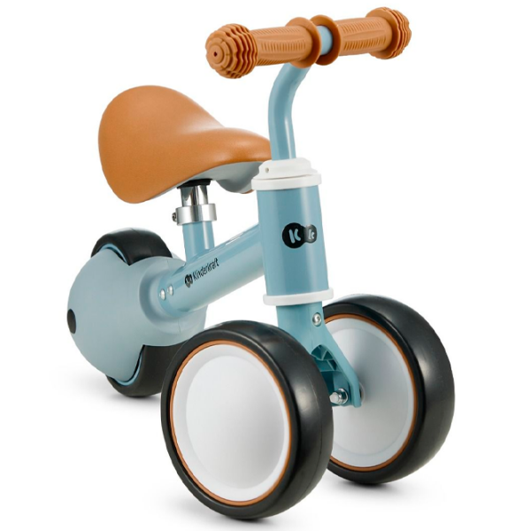 Bicicletă fără pedale KinderKraft Cutie 5.9" Light Blue White Metal / Pentru copii photo 4
