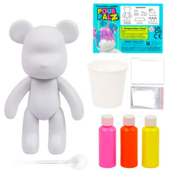 Set de creație Pour Palz Paint Bear Mango Magic GSG08663 Violet Pentru copii, 5+ photo 2
