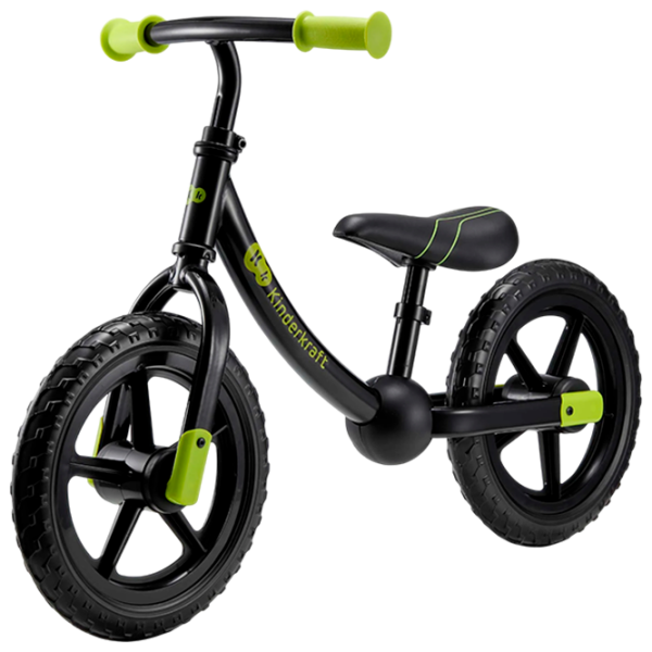 Bicicletă fără pedale KinderKraft 2Way Next 11" 11" Black  Metal / Pentru copii photo 1