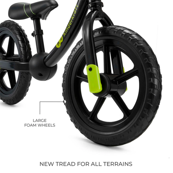 Bicicletă fără pedale KinderKraft 2Way Next 11" 11" Black  Metal / Pentru copii photo 4