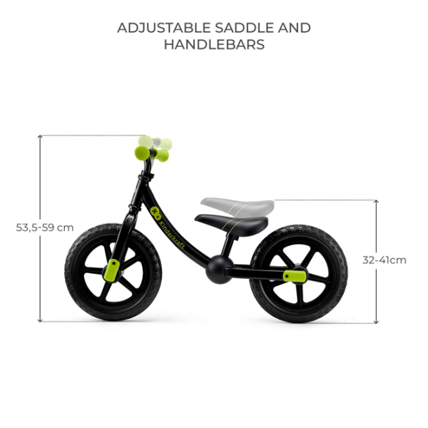 Bicicletă fără pedale KinderKraft 2Way Next 11" 11" Black  Metal / Pentru copii photo 6