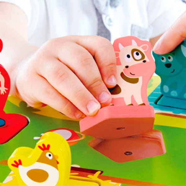 Joc educativ Hape Ferma muzicală E1614 Green Pentru copii, 18+ luni photo 3