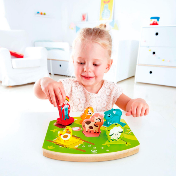 Joc educativ Hape Ferma muzicală E1614 Green Pentru copii, 18+ luni photo 4