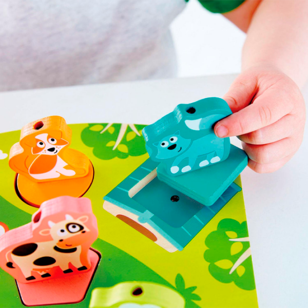 Joc educativ Hape Ferma muzicală E1614 Green Pentru copii, 18+ luni photo 5