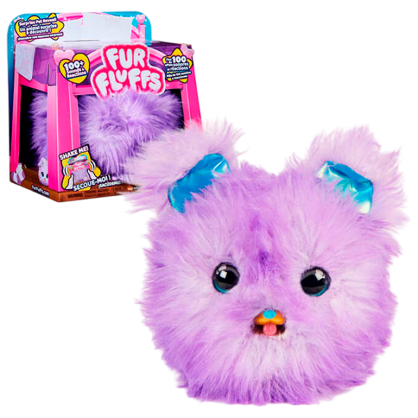 Интерактивная игрушка Fur Fluffs Котенок 6066609 Фиолетовый Для девочек, 5+ photo 1