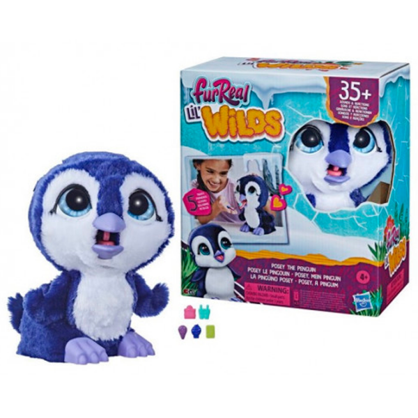 Интерактивная игрушка FurReal Lil' Wilds Posey the Penguin F3512 Синий Для детей, 4+ photo 2