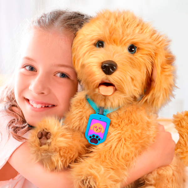 Jucărie interactivă My Fuzzy Friends Moji Labrador 18207R Brown Pentru copii, 4+ photo 6