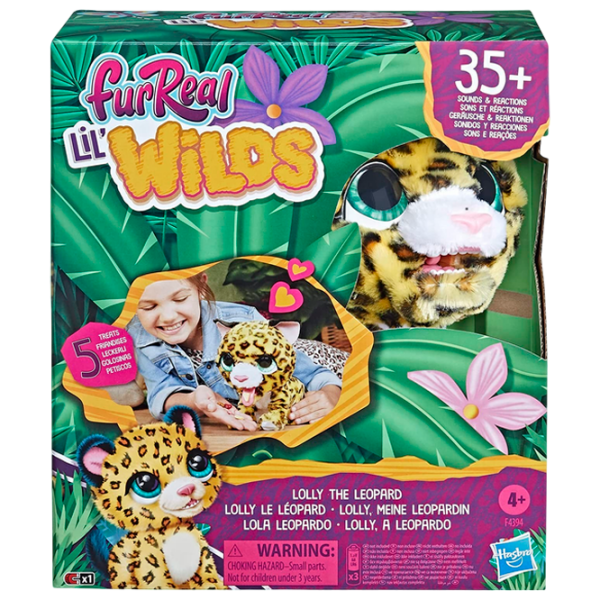 Интерактивная игрушка FurReal Lil' Wilds Leopard F4394 Желтый Для детей, 4+ photo 1