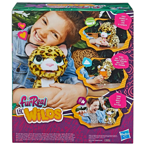 Интерактивная игрушка FurReal Lil' Wilds Leopard F4394 Желтый Для детей, 4+ photo 2