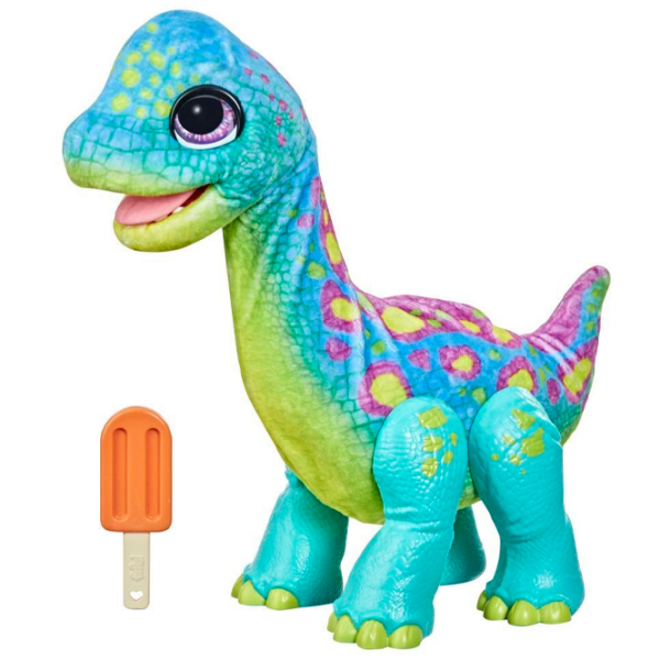 Jucărie interactivă FurReal Friends Snackin' Sam The Bronto F1739 Multicolor Pentru copii, 4+ photo 2